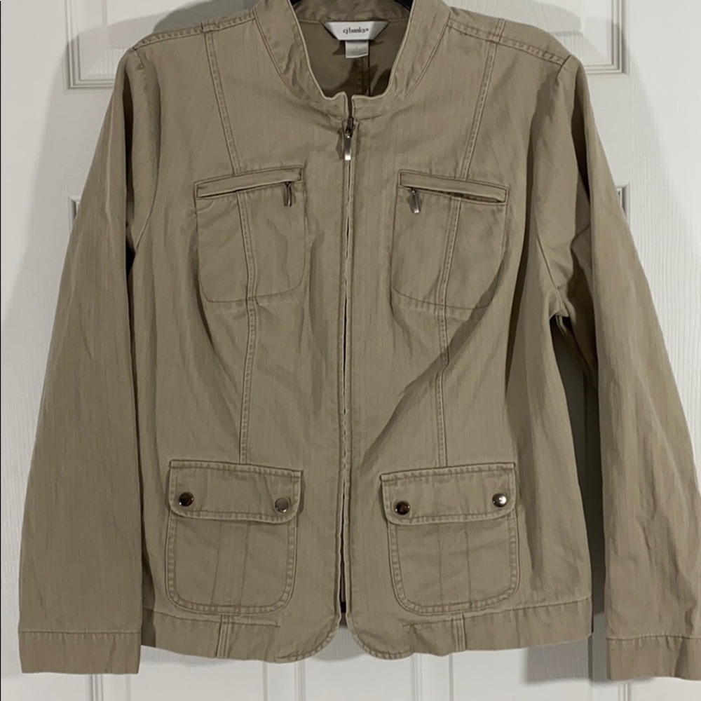 CJ BANKS LIGHTWEIGHT JACKET. SIZE X.